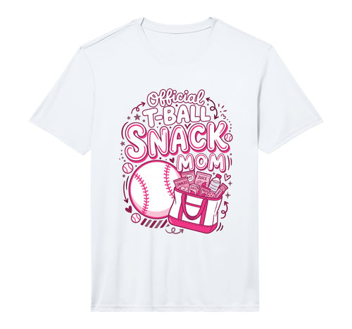 Mens T Ball Snack Mom Support Ball T-Shirt - Trendy Graphic for Adults - T-Shirt, Sweatshirt, Hoodie