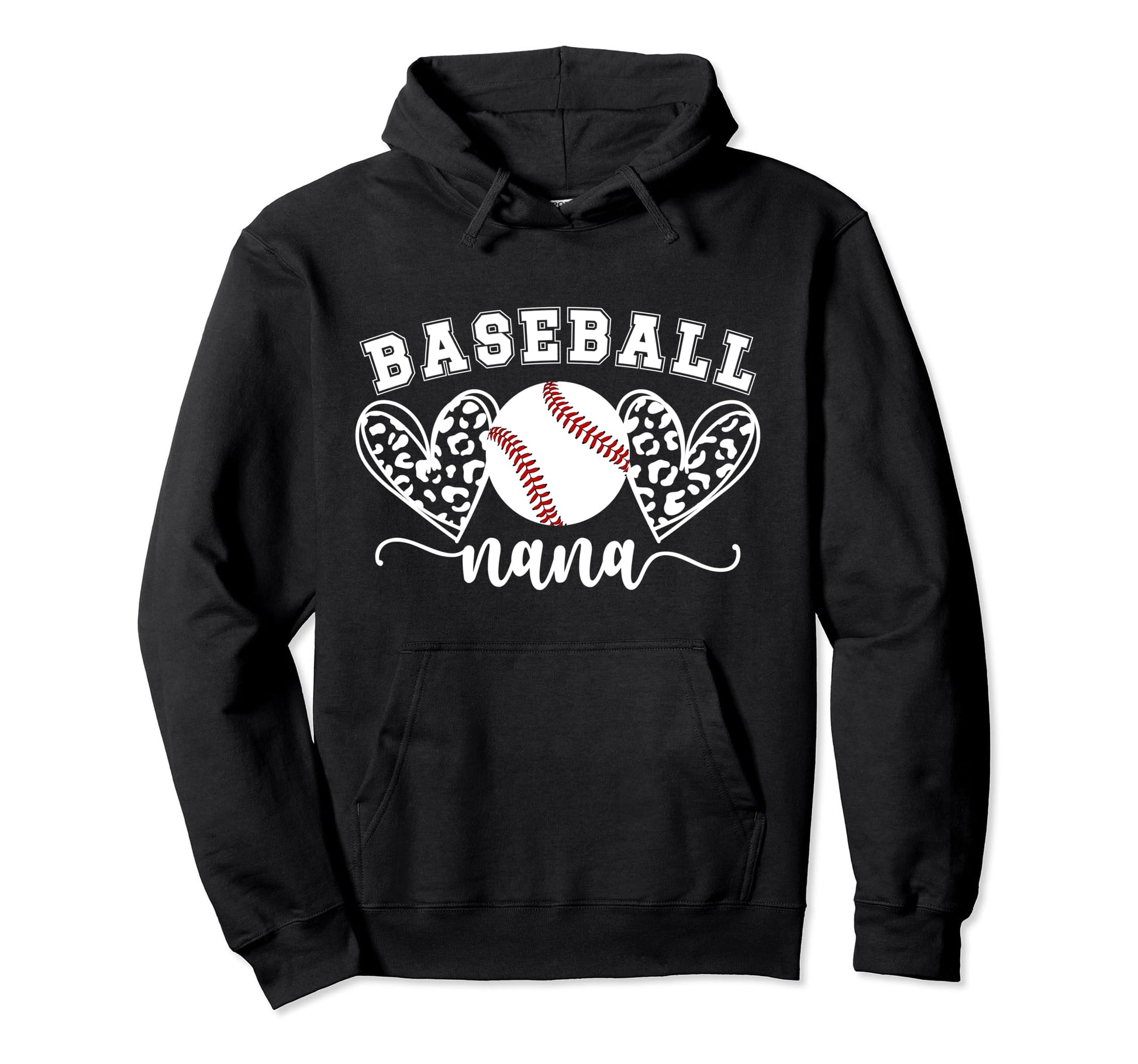 Baseball Nana Grandma Nana Baseball Player Hoodie - Unique Graphic Unisex - T-Shirt, Sweatshirt, Hoodie