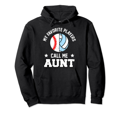 My Favorite Baseball Volleyball Hoodie - Casual Everyday Wear Men Women - T-Shirt, Sweatshirt, Hoodie