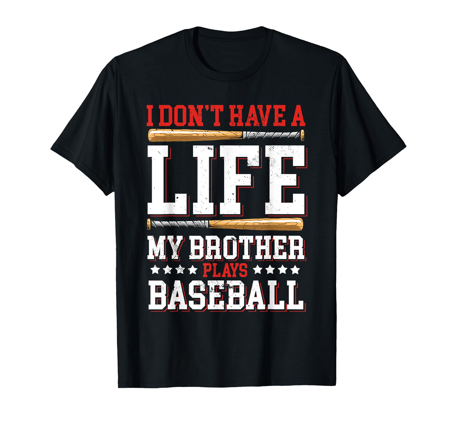 Baseball Little Brother Baseball Love T-Shirt - Graphic Print for Adults - T-Shirt, Sweatshirt, Hoodie