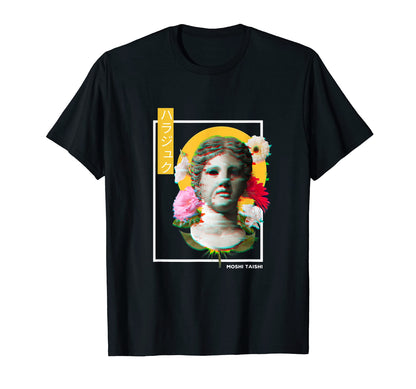Vaporwave Statue Aesthetic Art T-Shirt - Streetwear Style for Adults - T-Shirt, Sweatshirt, Hoodie