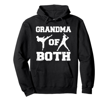 Grandma Both Funny Baseball And Hoodie - Unique Graphic Men Women - T-Shirt, Sweatshirt, Hoodie
