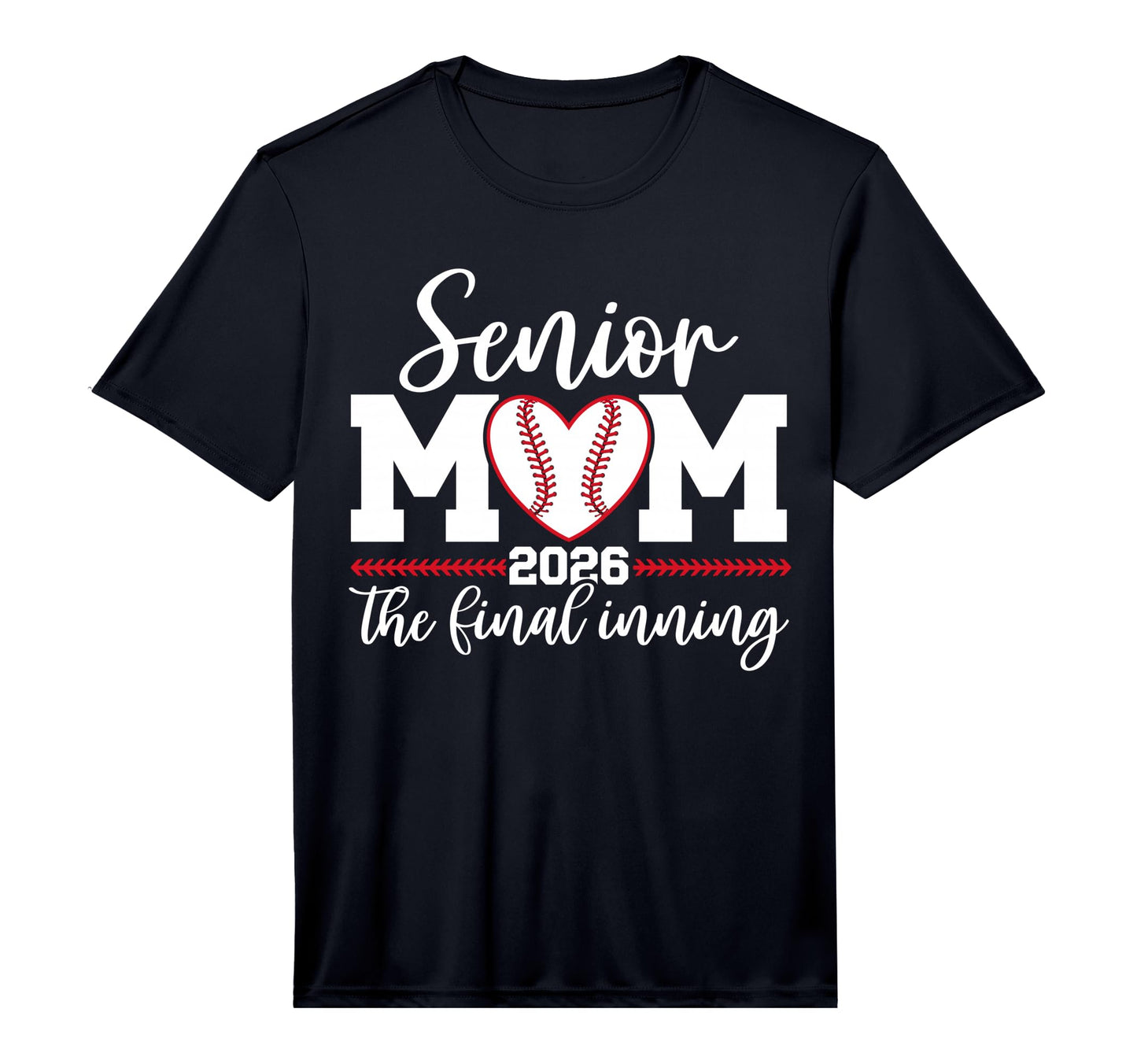 Mens Baseball Senior Mom 2026 Final T-Shirt - Custom Art Print Men Women - T-Shirt, Sweatshirt, Hoodie