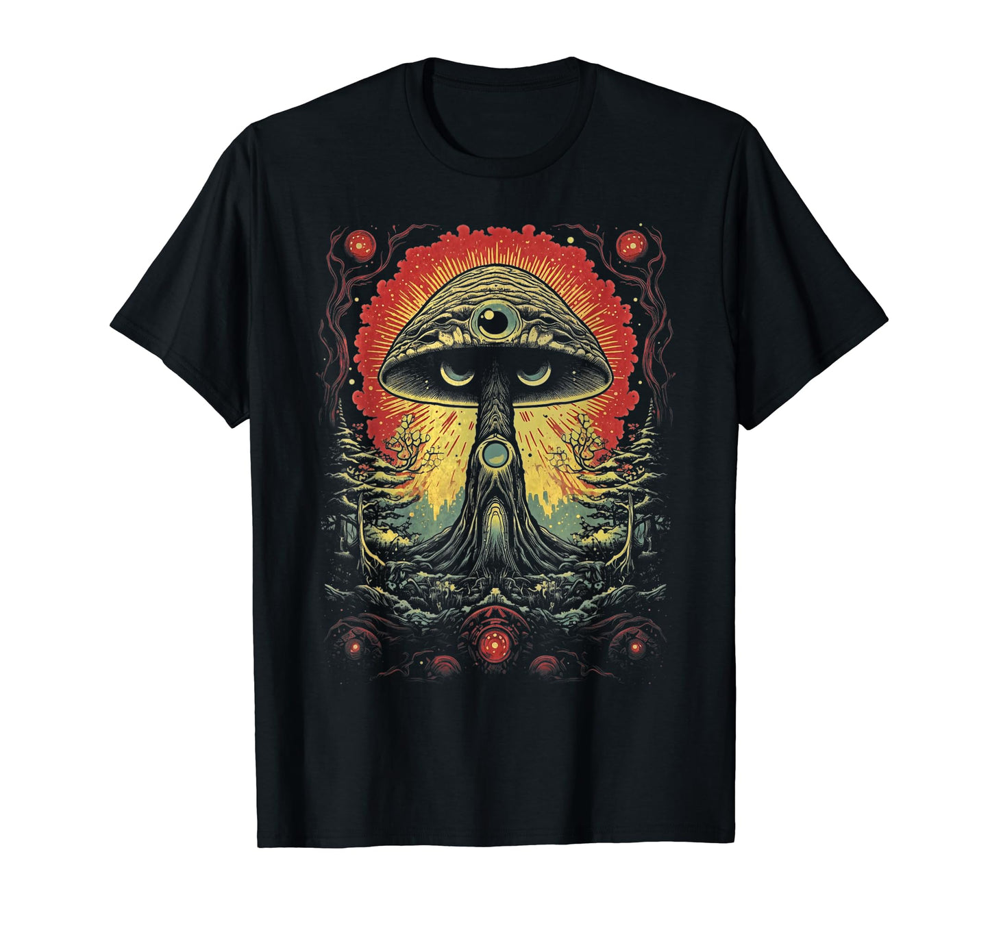 Grunge Mushroom Goth Fungi 74 T-Shirt - Graphic Print Unisex - T-Shirt, Sweatshirt, Hoodie