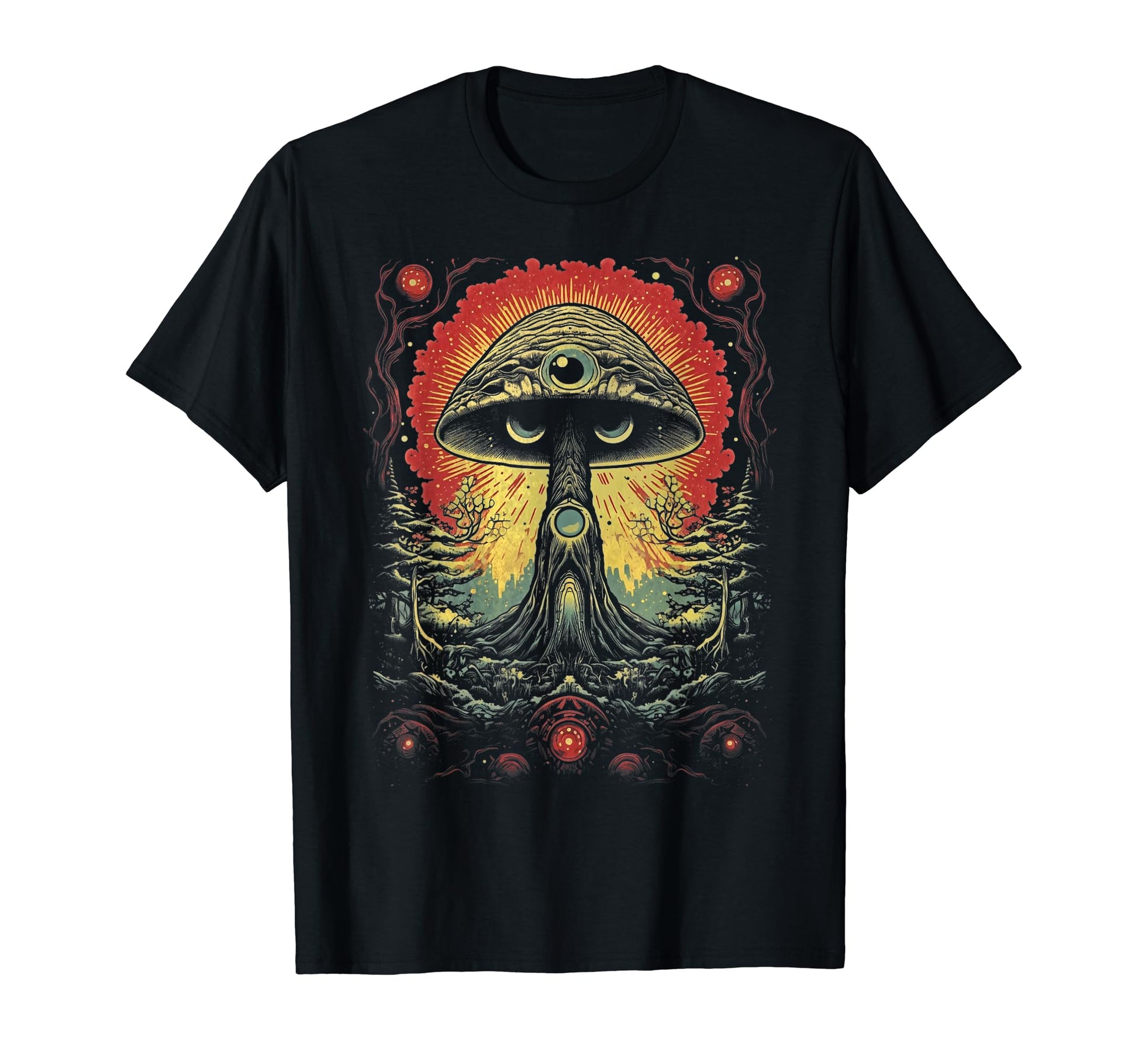 Grunge Mushroom Goth Fungi 74 T-Shirt - Graphic Print Unisex - T-Shirt, Sweatshirt, Hoodie