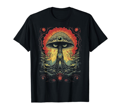 Grunge Mushroom Goth Fungi 74 T-Shirt - Graphic Print Unisex - T-Shirt, Sweatshirt, Hoodie