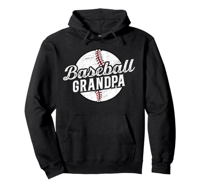 Baseball Grandpa Best Baseball Player Hoodie - Trendy Graphic for Adults - T-Shirt, Sweatshirt, Hoodie