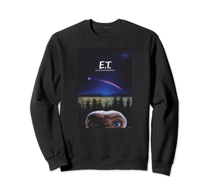 E T Extraterrestrial Rainbow Sweatshirt - Custom Art Print Men Women - T-Shirt, Sweatshirt, Hoodie