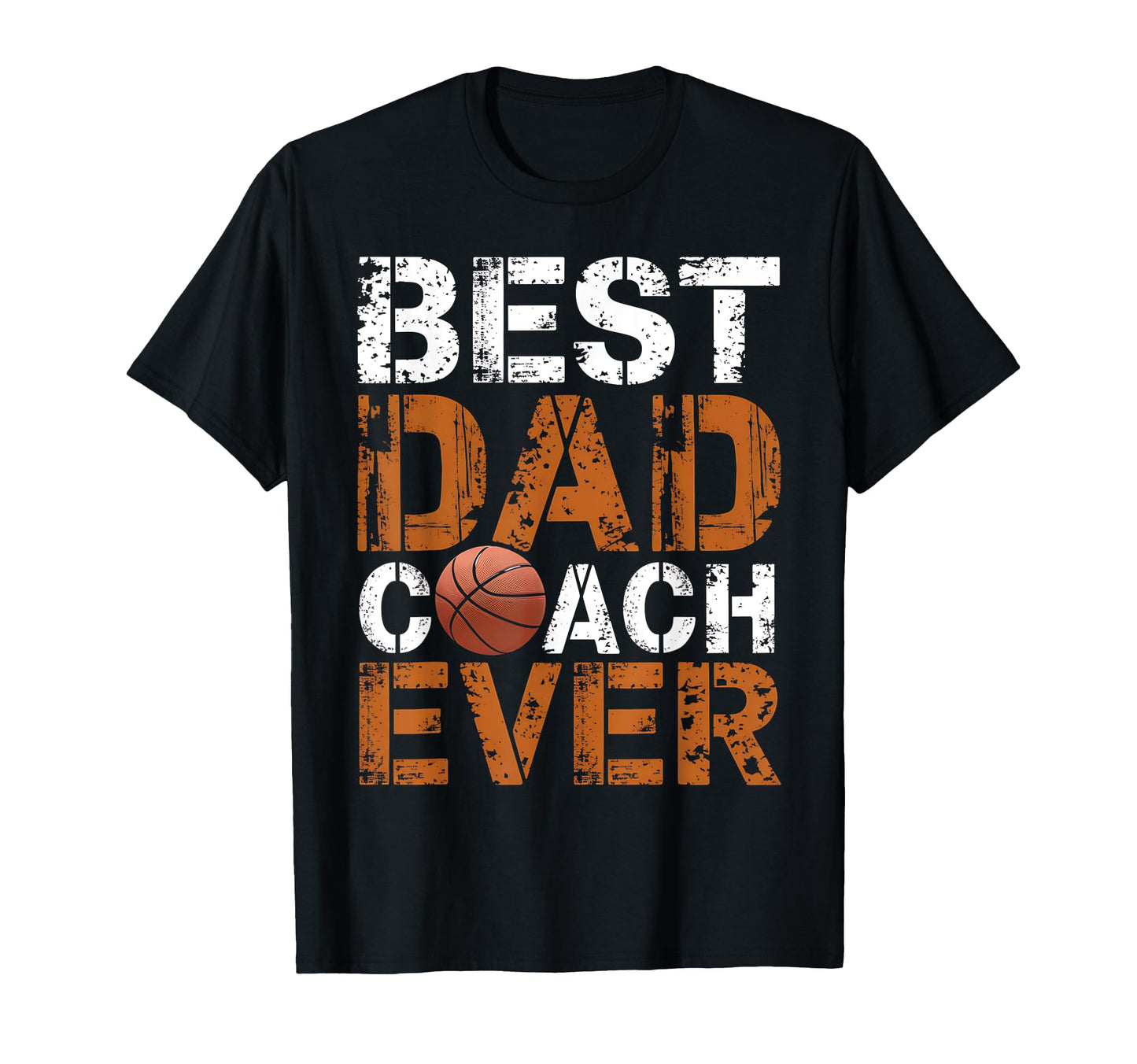 Basketball Gear Best Dad Coach Ever T-Shirt - Minimalist Print Men Women - T-Shirt, Sweatshirt, Hoodie