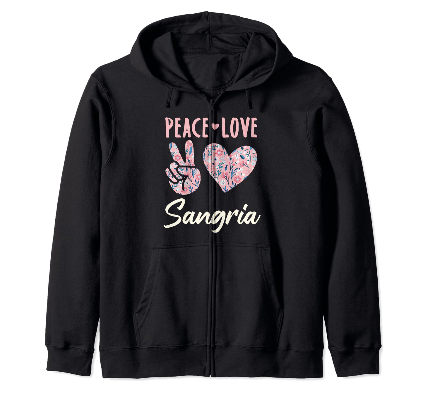 Peace Love Sangria Gifts And Sweatshirt - Trendy Graphic Unisex - T-Shirt, Sweatshirt, Hoodie