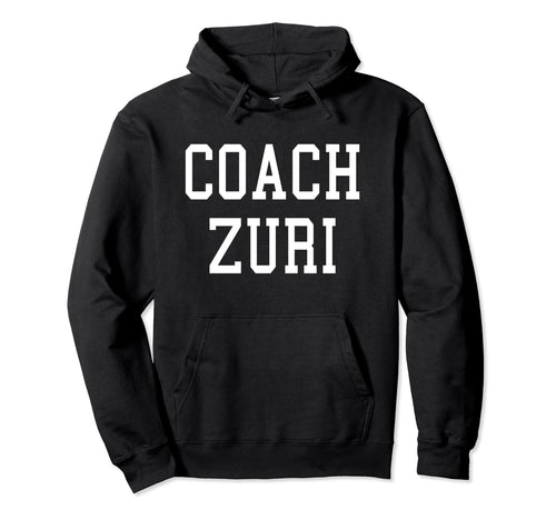 Coach Zuri Custom Football Soccer Hoodie - Minimalist Print for Adults - T-Shirt, Sweatshirt, Hoodie