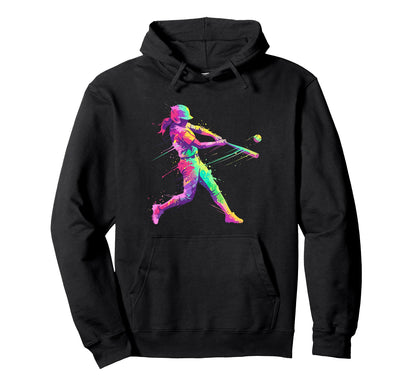 Softball Mom Grandma Aunt Sister Game Hoodie - Streetwear Style for Adults - T-Shirt, Sweatshirt, Hoodie