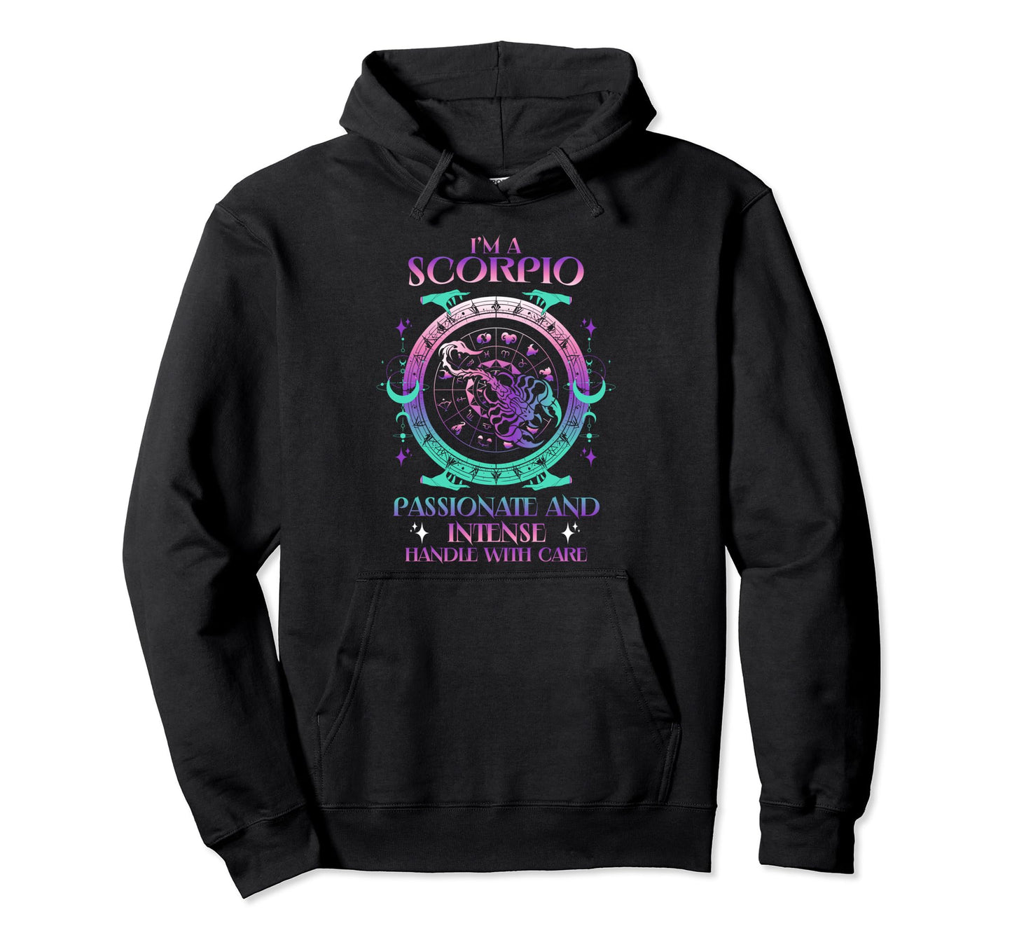 Scorpio Horoscope Astrology Hoodie - Aesthetic Graphic for Adults - T-Shirt, Sweatshirt, Hoodie