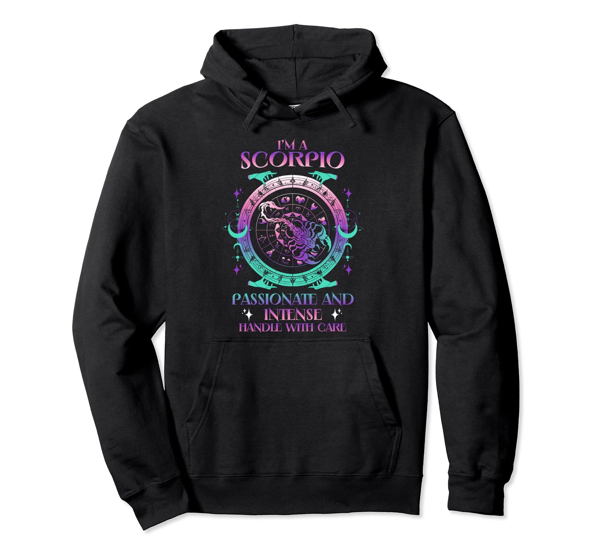 Scorpio Horoscope Astrology Hoodie - Aesthetic Graphic for Adults - T-Shirt, Sweatshirt, Hoodie
