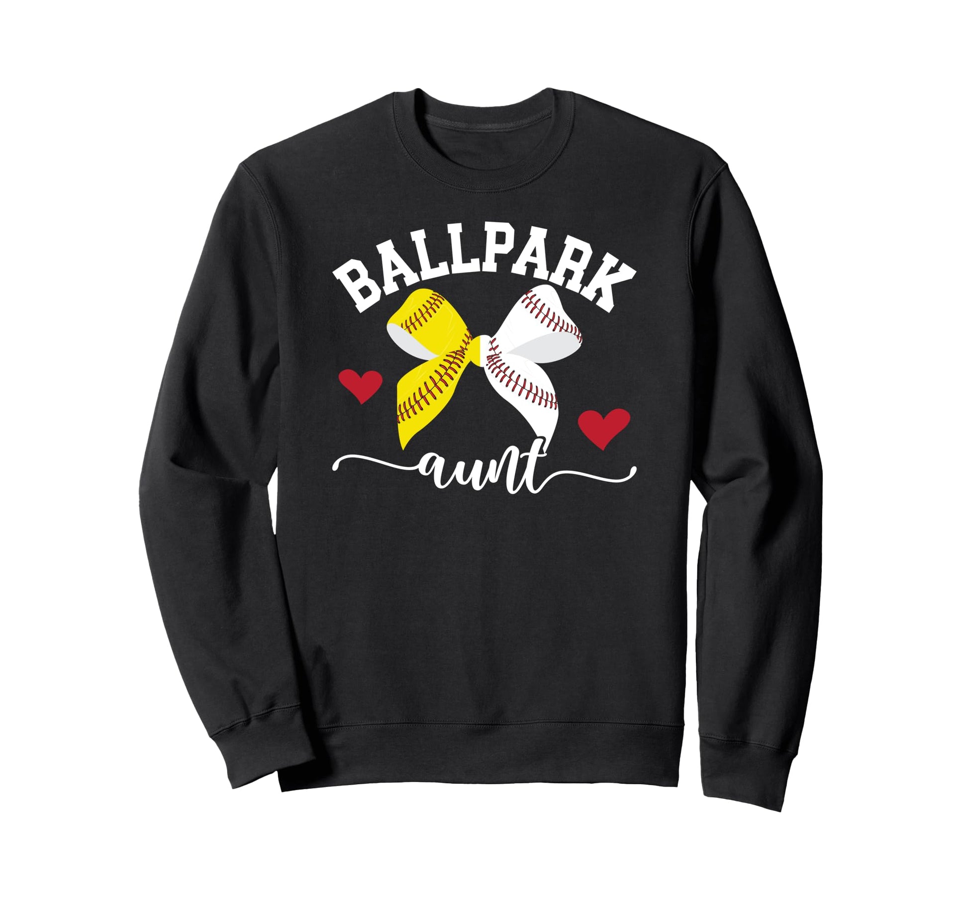 Ballpark Aunt Softball Baseball Aunt Sweatshirt - Streetwear Style Unisex - T-Shirt, Sweatshirt, Hoodie