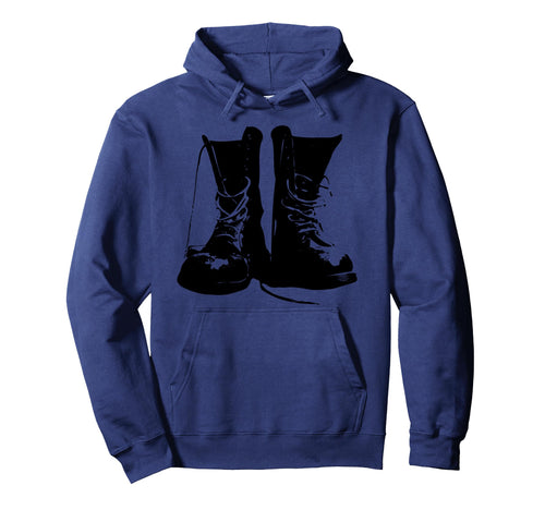 Grunge Rock Boots 90S Punk Rocker Band Hoodie - Novelty Apparel Unisex - T-Shirt, Sweatshirt, Hoodie