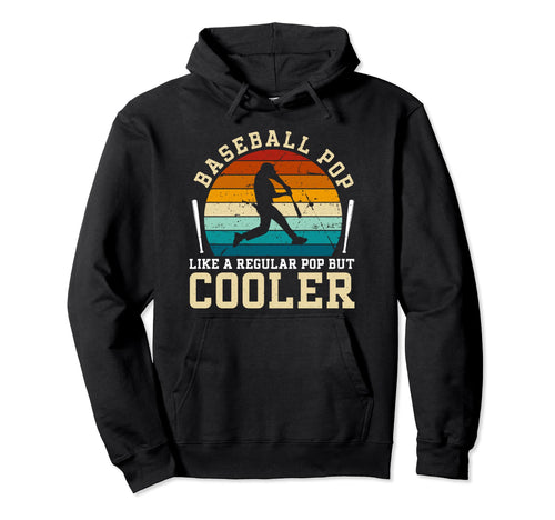 Baseball Pop Grandpa Pop Baseball Hoodie - Unique Graphic for Adults - T-Shirt, Sweatshirt, Hoodie