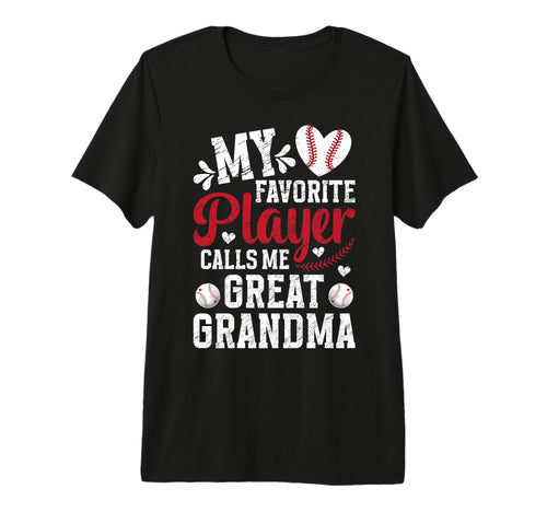Baseball Great Grandma Proud Baseball T-Shirt - Custom Art Print Unisex - T-Shirt, Sweatshirt, Hoodie