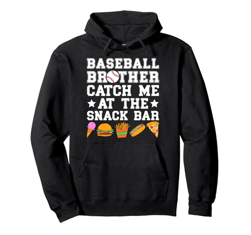 Baseball Brother Funny Brother Baseball Hoodie - Graphic Print for Adults - T-Shirt, Sweatshirt, Hoodie