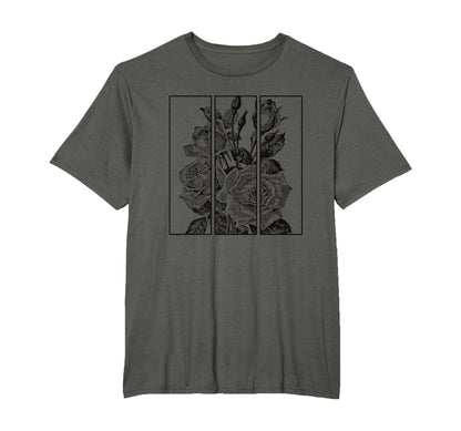Black Roses Aesthetic Soft Grunge T-Shirt - Streetwear Style Unisex - T-Shirt, Sweatshirt, Hoodie