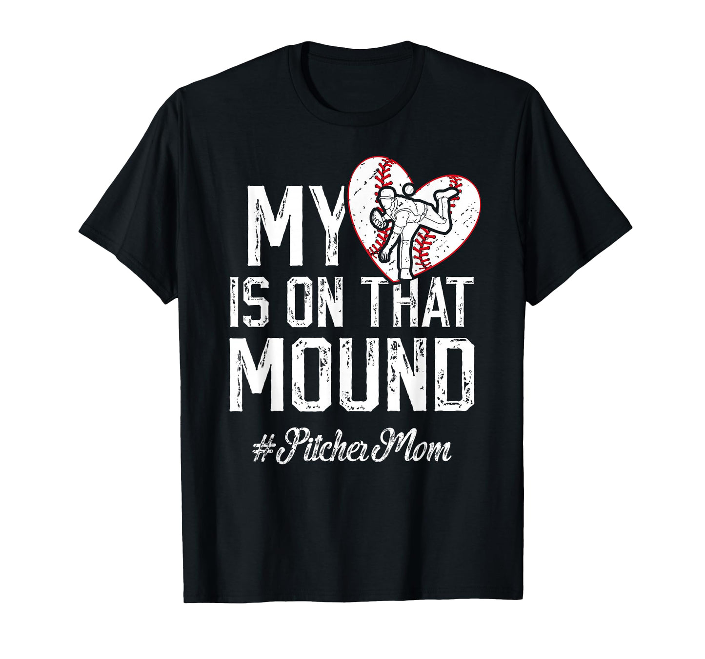 That Mound Baseball Pitcher Mom T-Shirt - Streetwear Style for Adults - T-Shirt, Sweatshirt, Hoodie