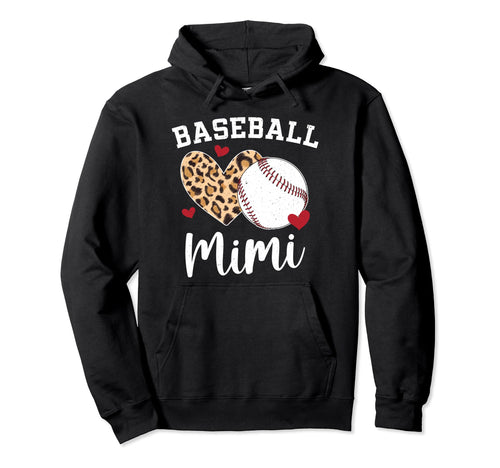 Baseball Mimi Proud Mimi Baseball Hoodie - Trendy Graphic for Adults - T-Shirt, Sweatshirt, Hoodie