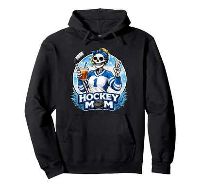 Hockey Mom Funny Game Day Coffee Lover Hoodie - Streetwear Style Men Women - T-Shirt, Sweatshirt, Hoodie