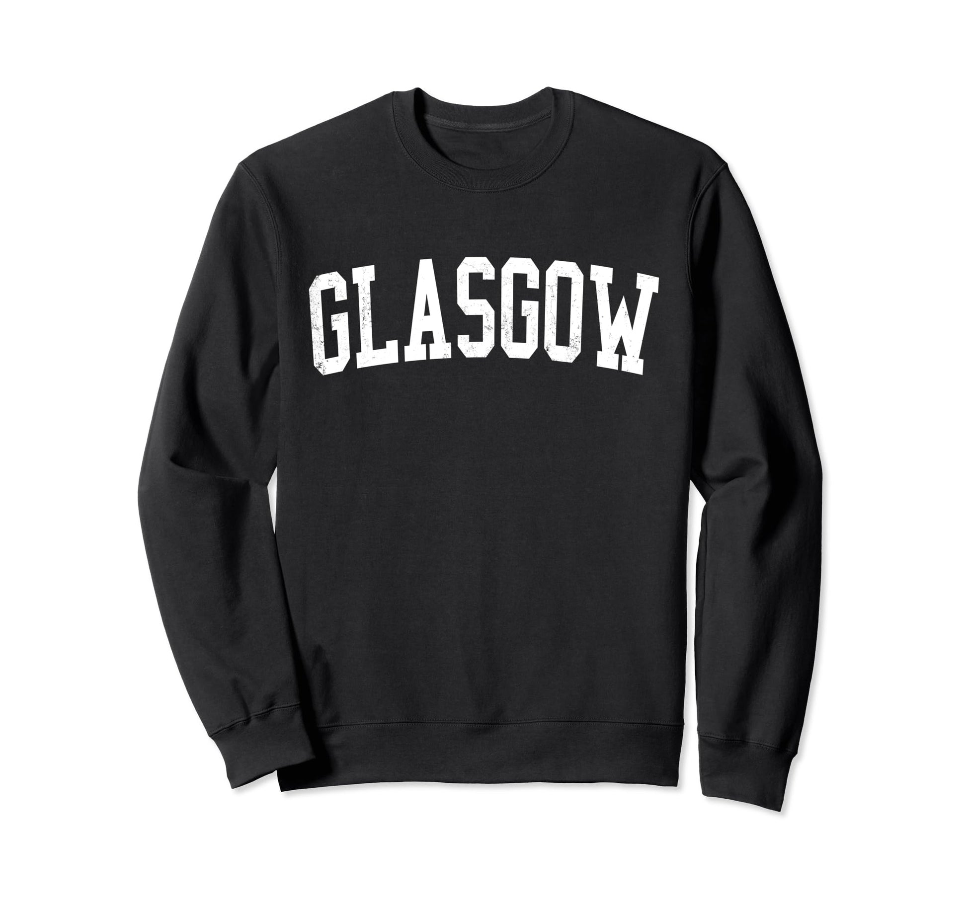 Glasgow Ky Distressed White Sweatshirt - Aesthetic Graphic for Adults - T-Shirt, Sweatshirt, Hoodie
