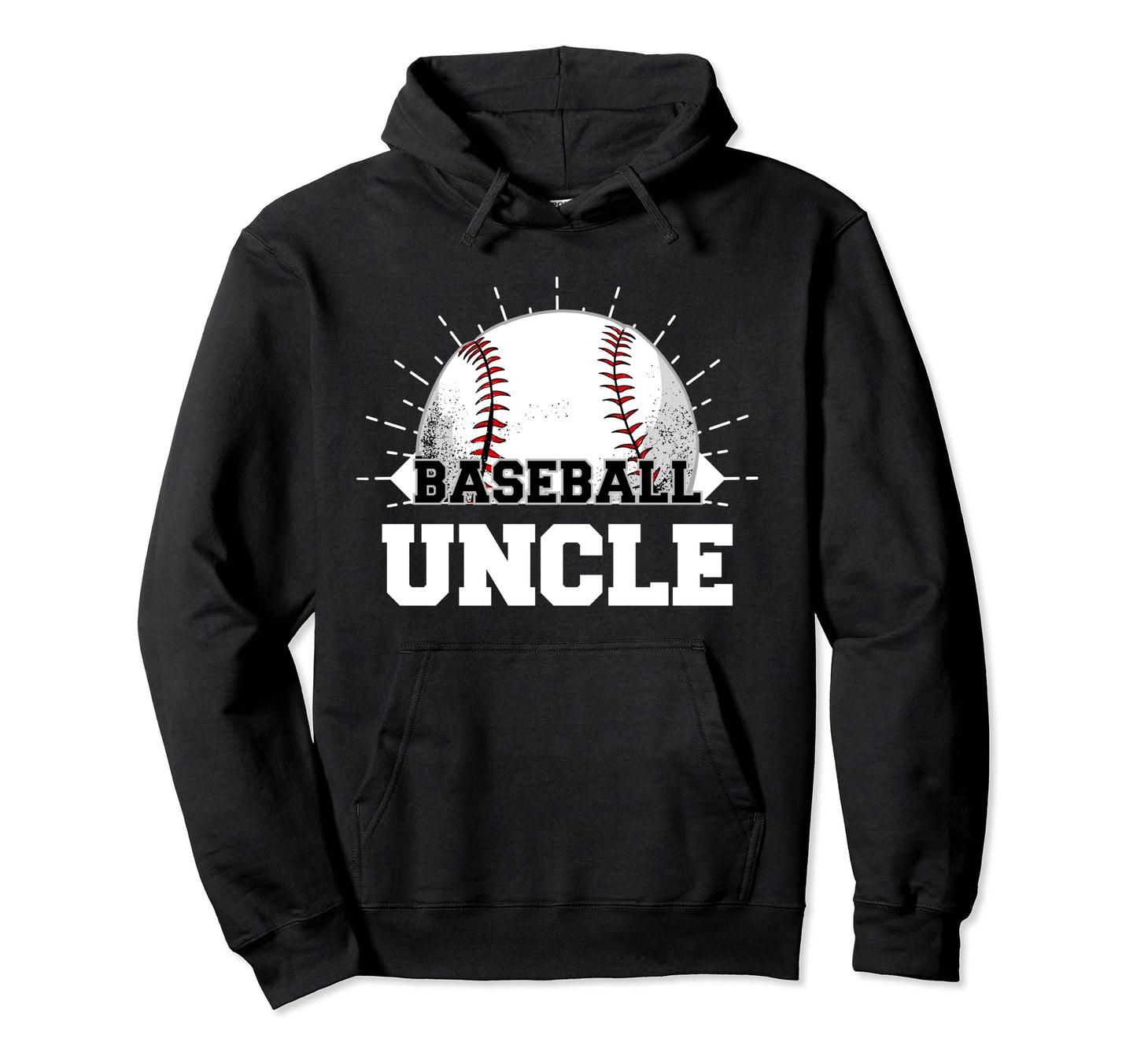 Game Day Baseball Uncle Hoodie - Novelty Apparel Men Women - T-Shirt, Sweatshirt, Hoodie