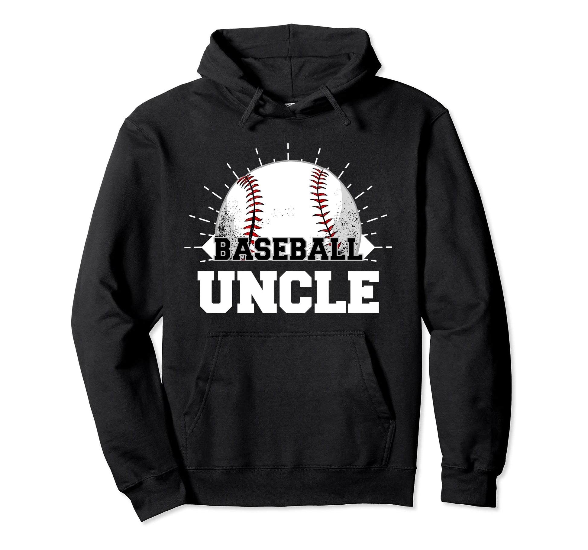 Game Day Baseball Uncle Hoodie - Novelty Apparel Men Women - T-Shirt, Sweatshirt, Hoodie