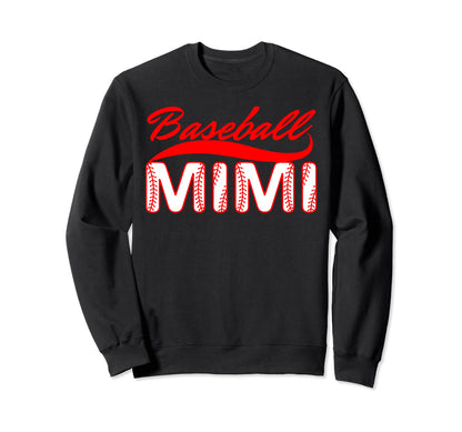 Baseball Mimi Family Matching Mimi Sweatshirt - Fun Novelty Design Unisex - T-Shirt, Sweatshirt, Hoodie