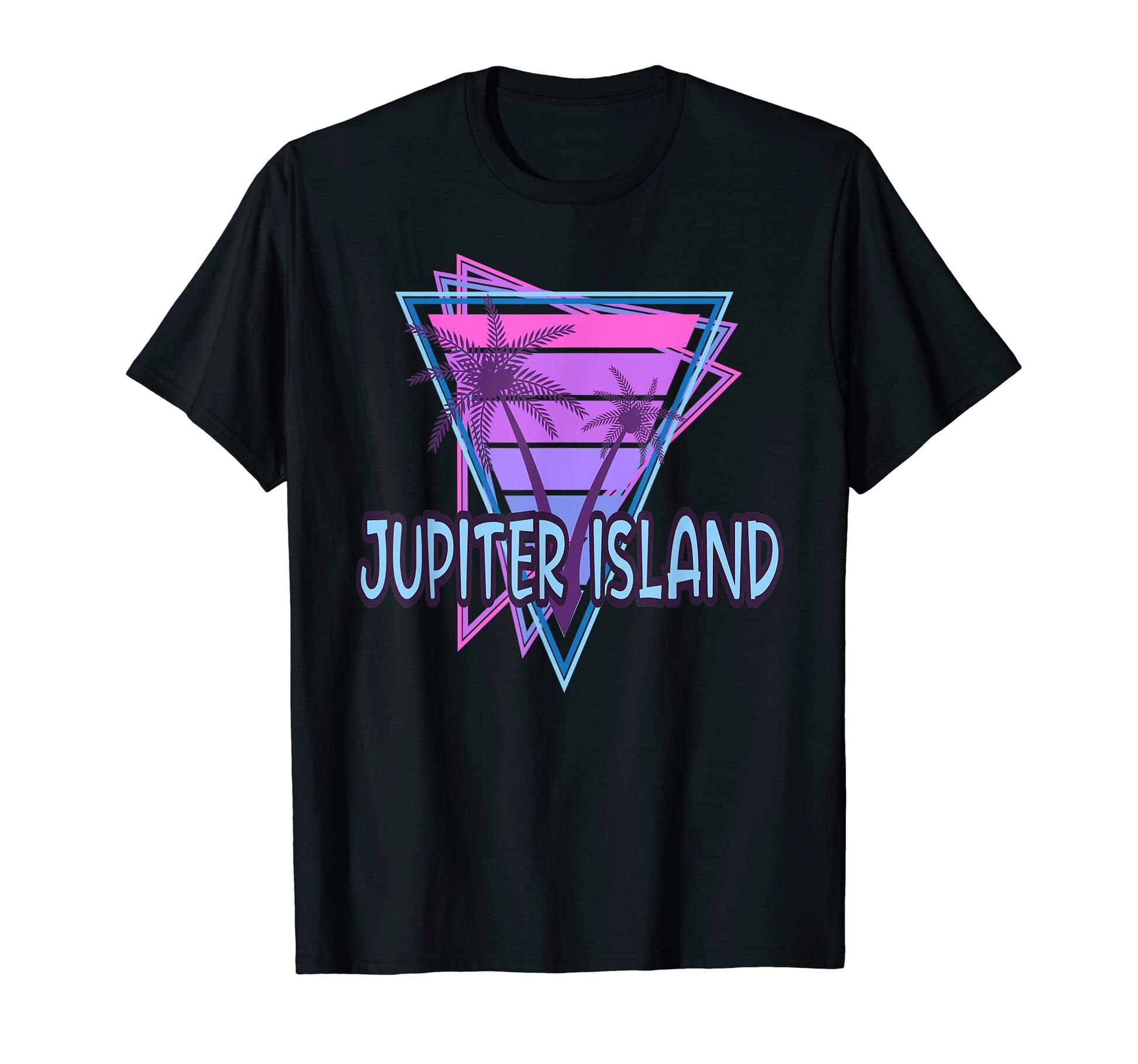 Jupiter Island Vacation Vaporwave T-Shirt - Novelty Apparel Unisex - T-Shirt, Sweatshirt, Hoodie