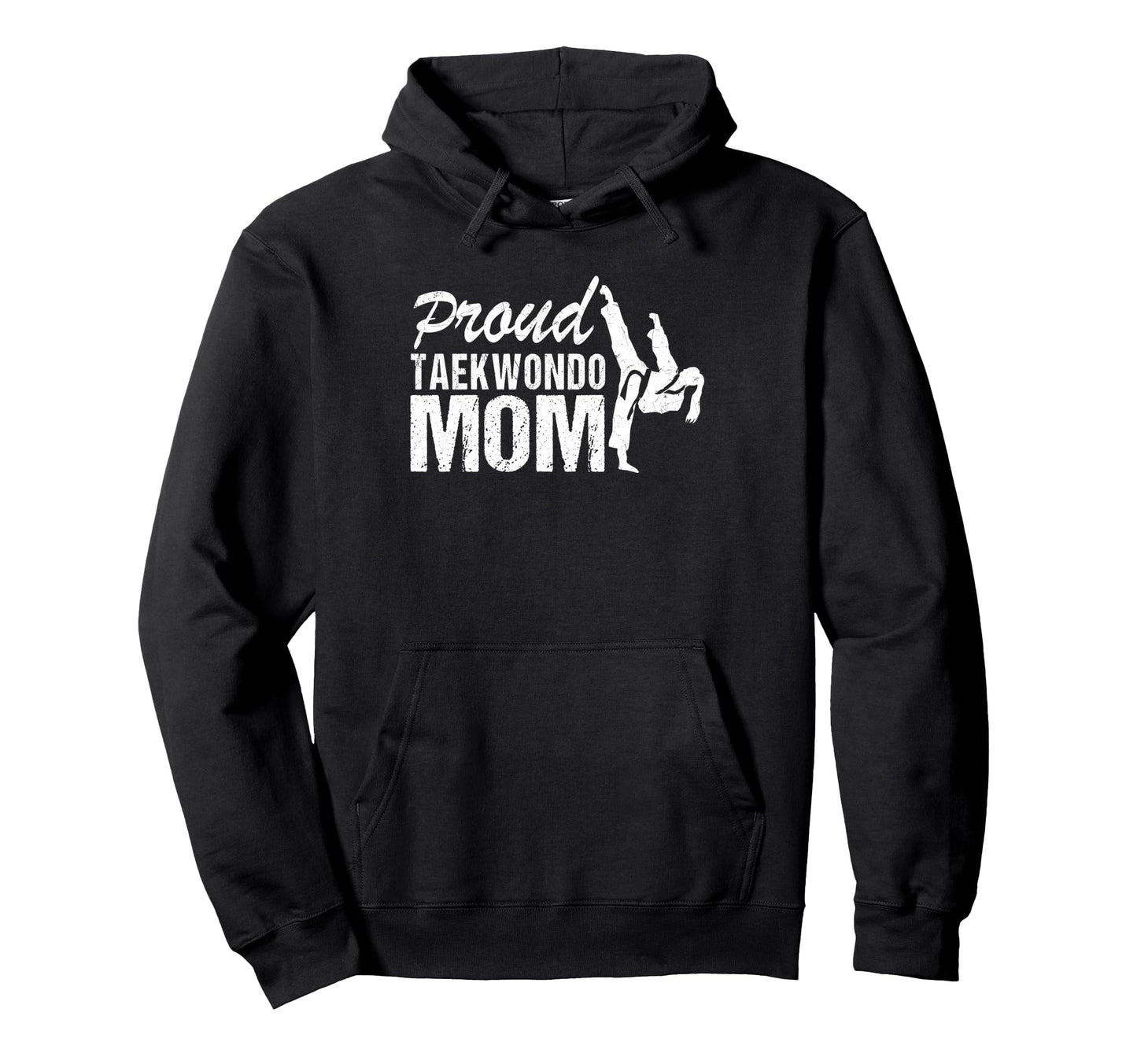 Proud Karate Mom Game Day Sports Parent Hoodie - Graphic Print Unisex - T-Shirt, Sweatshirt, Hoodie