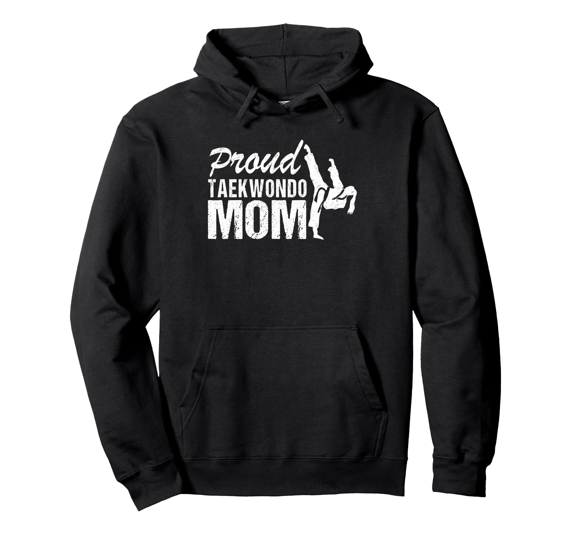 Proud Karate Mom Game Day Sports Parent Hoodie - Graphic Print Unisex - T-Shirt, Sweatshirt, Hoodie