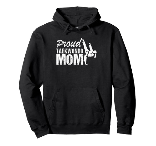 Proud Karate Mom Game Day Sports Parent Hoodie - Graphic Print Unisex - T-Shirt, Sweatshirt, Hoodie