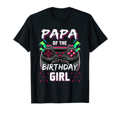 Papa Birthday Video Game B Day T-Shirt - Aesthetic Graphic for Adults - T-Shirt, Sweatshirt, Hoodie
