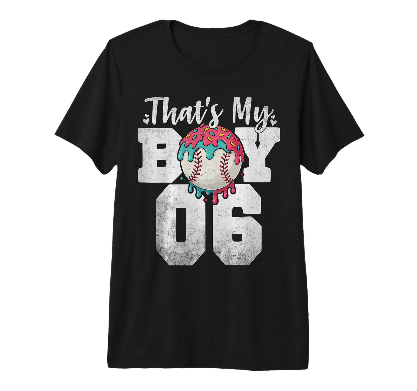 Thats My Baseball 6 Number Mom Dad T-Shirt - Fun Novelty Design Men Women - T-Shirt, Sweatshirt, Hoodie