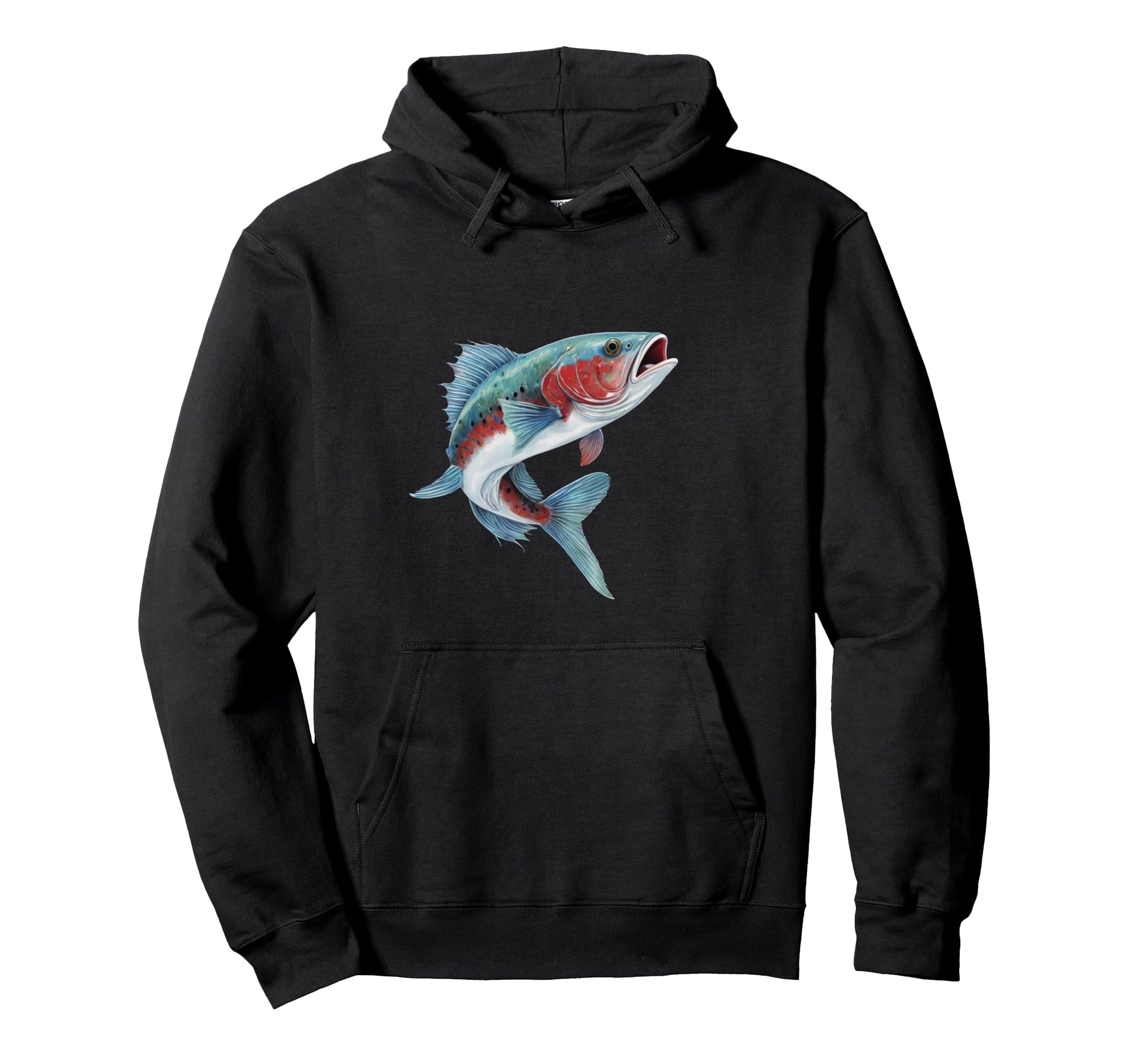 Rainbow Trout Fishing Hoodie - Casual Everyday Wear Unisex - T-Shirt, Sweatshirt, Hoodie
