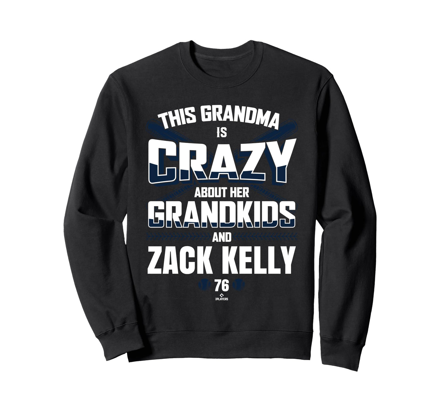 Grandma Crazy Zack Kelly Boston Sweatshirt - Minimalist Print Men Women - T-Shirt, Sweatshirt, Hoodie