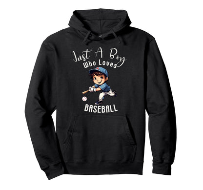 Just Who Loves Baseball American Sport Hoodie - Fun Novelty Design Unisex - T-Shirt, Sweatshirt, Hoodie