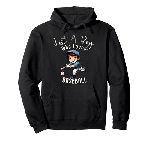 Just Who Loves Baseball American Sport Hoodie - Fun Novelty Design Unisex - T-Shirt, Sweatshirt, Hoodie
