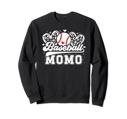Baseball Momo Grandma Momo Baseball Sweatshirt - Streetwear Style Unisex - T-Shirt, Sweatshirt, Hoodie