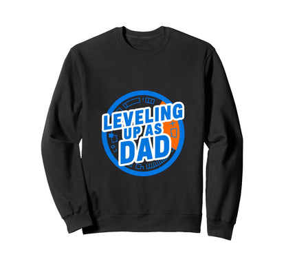 Dad Mode Activated Gamer Fathers Sweatshirt - Aesthetic Graphic for Adults - T-Shirt, Sweatshirt, Hoodie