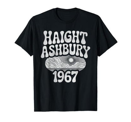 Haight Ashbury 1967 Hippie Sunset T-Shirt - Fun Novelty Design for Adults - T-Shirt, Sweatshirt, Hoodie