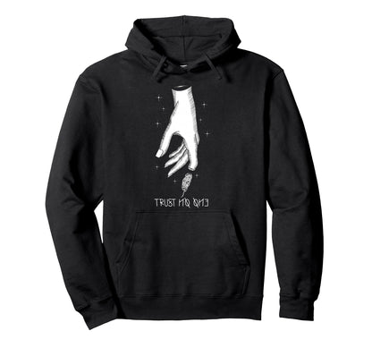 Trust No One Aesthetic Edgy Streetwear Hoodie - Aesthetic Graphic Men Women - T-Shirt, Sweatshirt, Hoodie