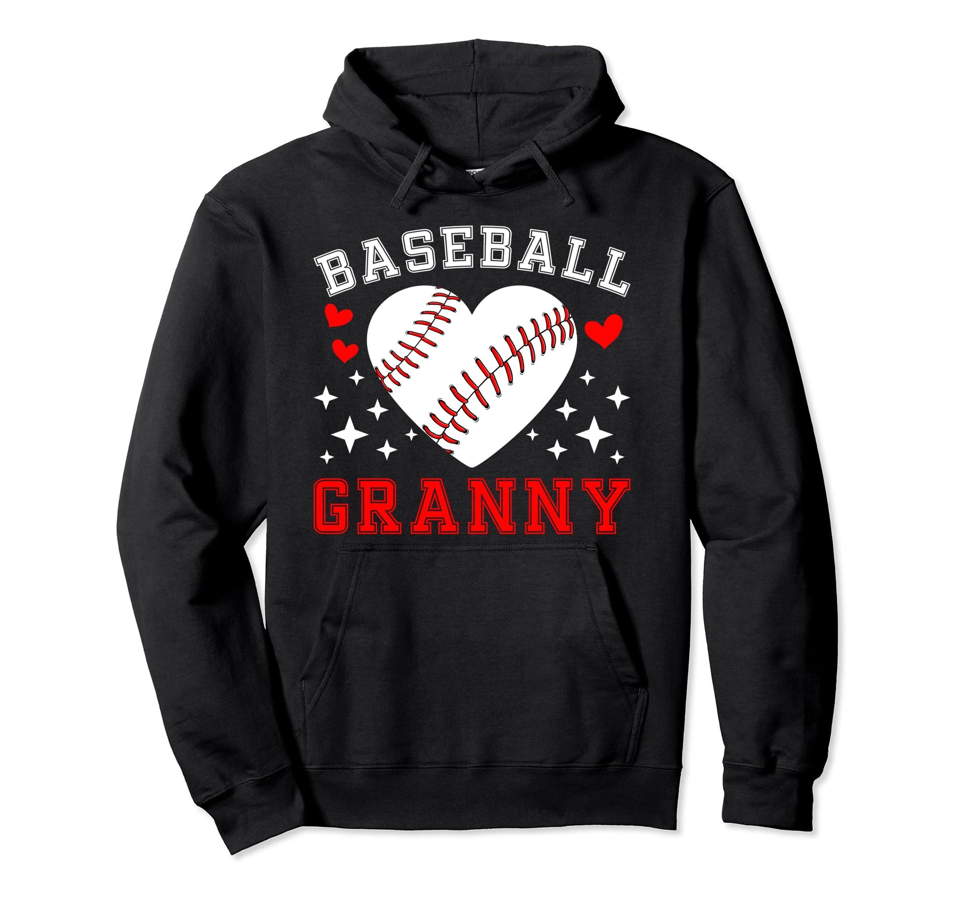 Baseball Granny Grandma Granny Baseball Hoodie - Trendy Graphic Men Women - T-Shirt, Sweatshirt, Hoodie