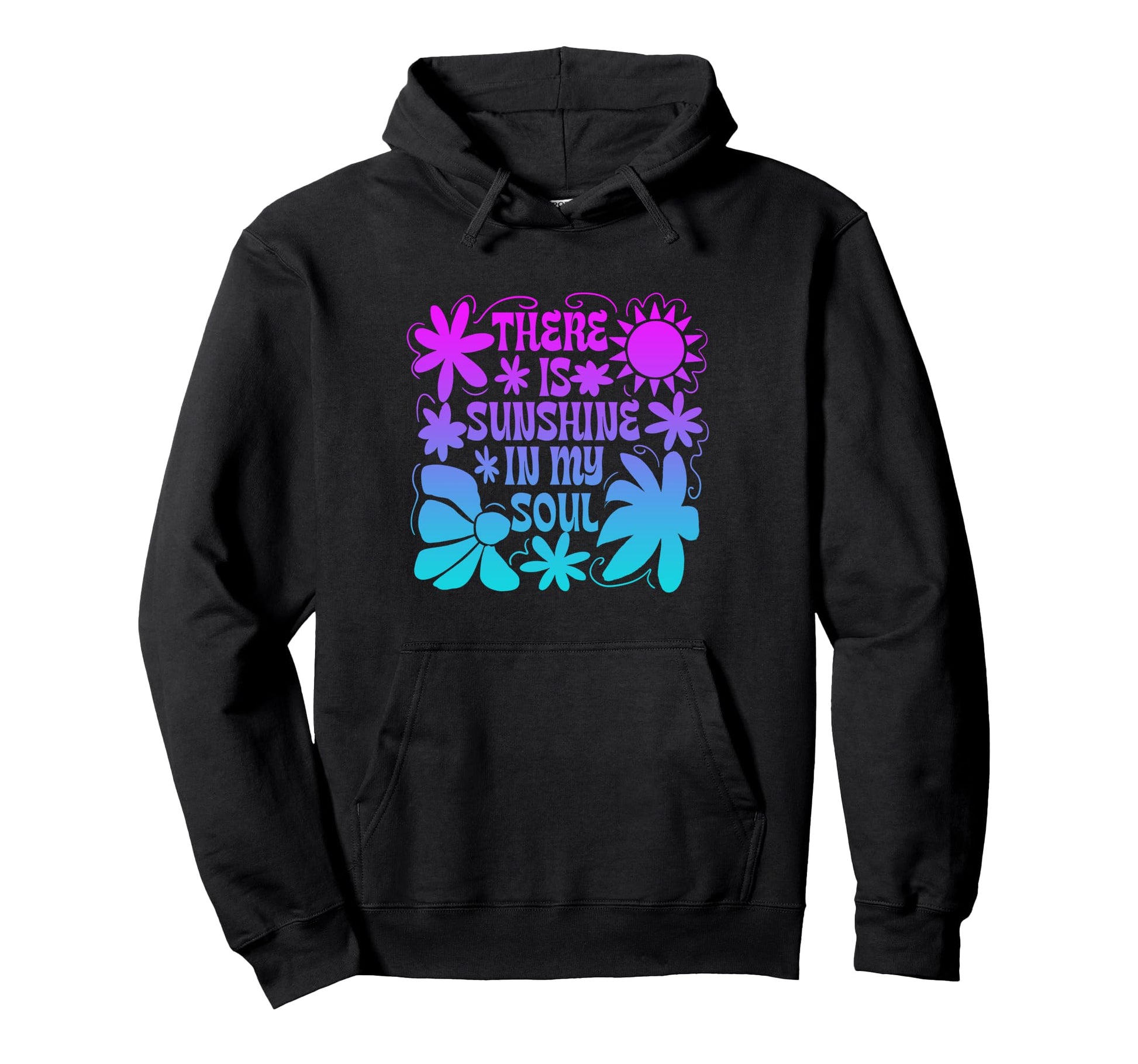 Sunshine My Soul Boho Summer Hoodie - Fun Novelty Design Men Women - T-Shirt, Sweatshirt, Hoodie