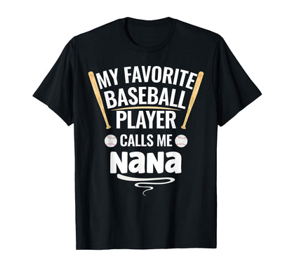 My Favorite Baseball Player Calls Me T-Shirt - Aesthetic Graphic Men Women - T-Shirt, Sweatshirt, Hoodie