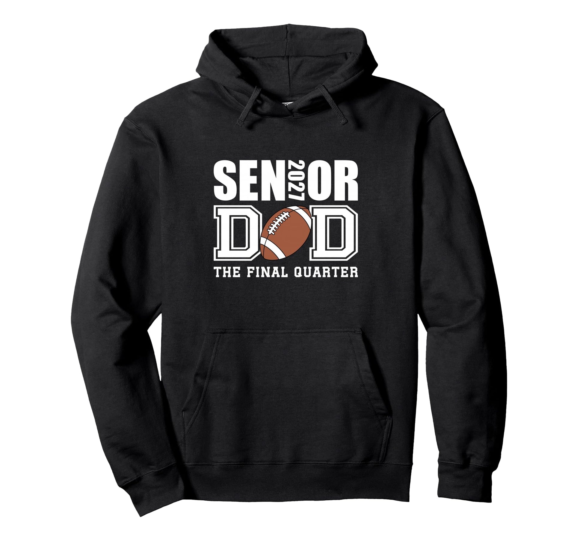 2027 Senior Football Dad Team Parent Hoodie - Custom Art Print Men Women - T-Shirt, Sweatshirt, Hoodie
