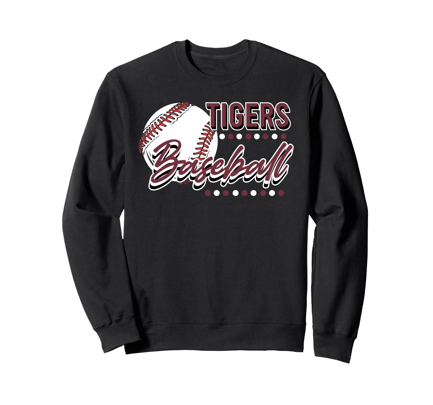 Tigers Baseball Mom Game Day School Sweatshirt - Novelty Apparel Men Women - T-Shirt, Sweatshirt, Hoodie